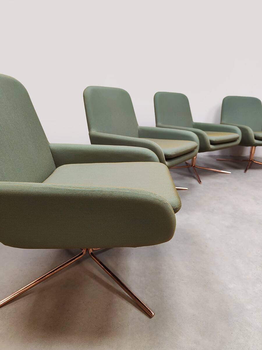 Danish design Coco swivel lounge chairs Busk & Hertzog