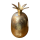 Chiseled brass pineapple