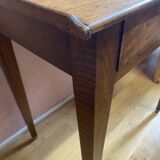 Small walnut writing table. 1 drawer, excellent condition.