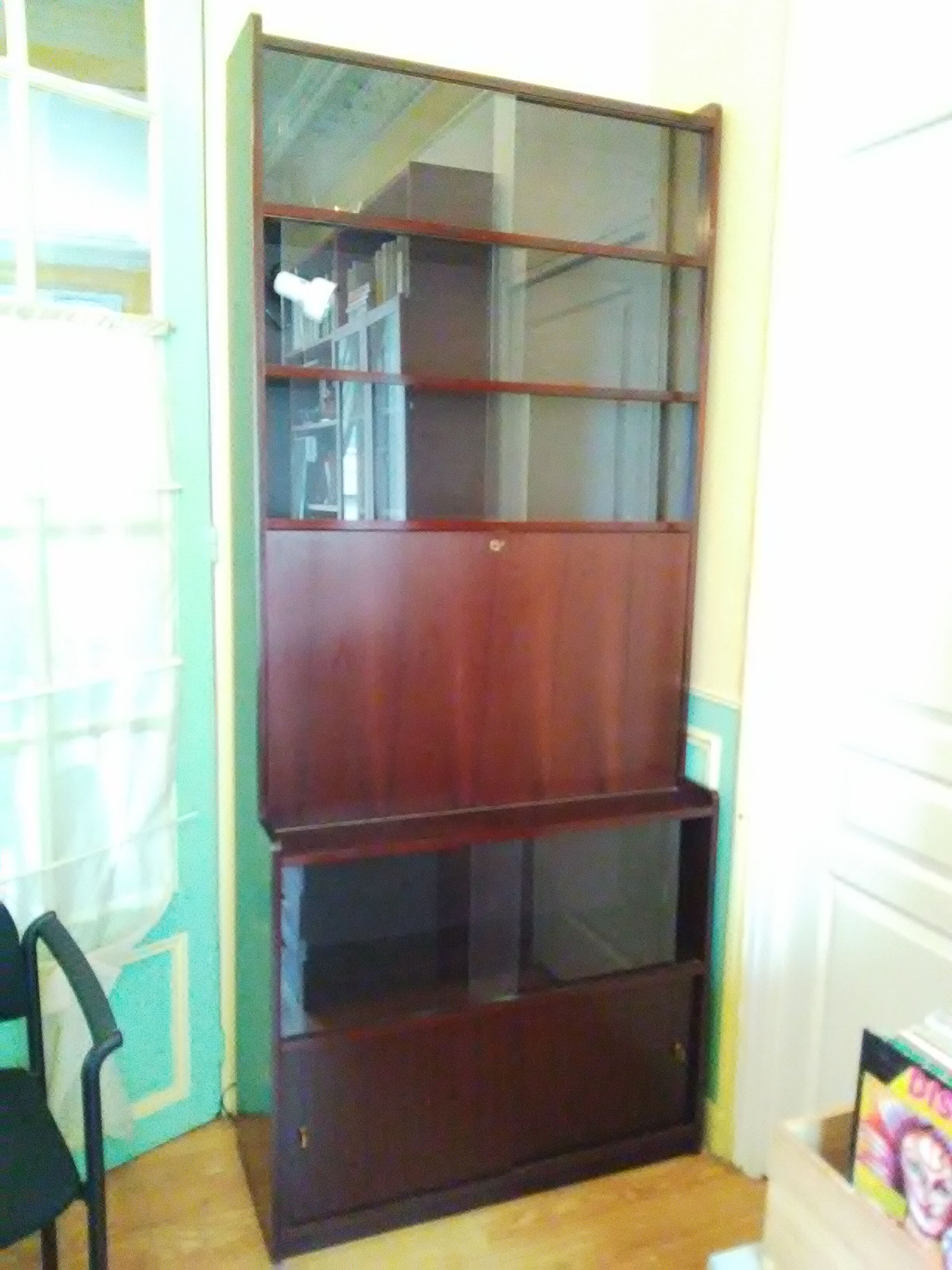 Bookcase showcase 60s