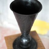 Unique vase made by a blacksmith, vintage vase, collector's item