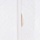 Enfilade Mid-Century Pencil Reed / en rotin, costal design des années 80.