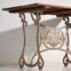 Table de jardin ancienne en fonte – Europe centrale, vers 1900