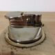 Travertine lighter, cubic, 80s