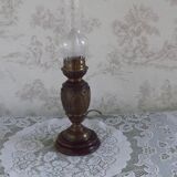 Glass and bronze lamp, Art Nouveau France