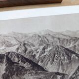 The Pyrenees mountain range, photographic plate printed in 1937