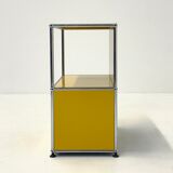 USM Haller cabinet in yellow