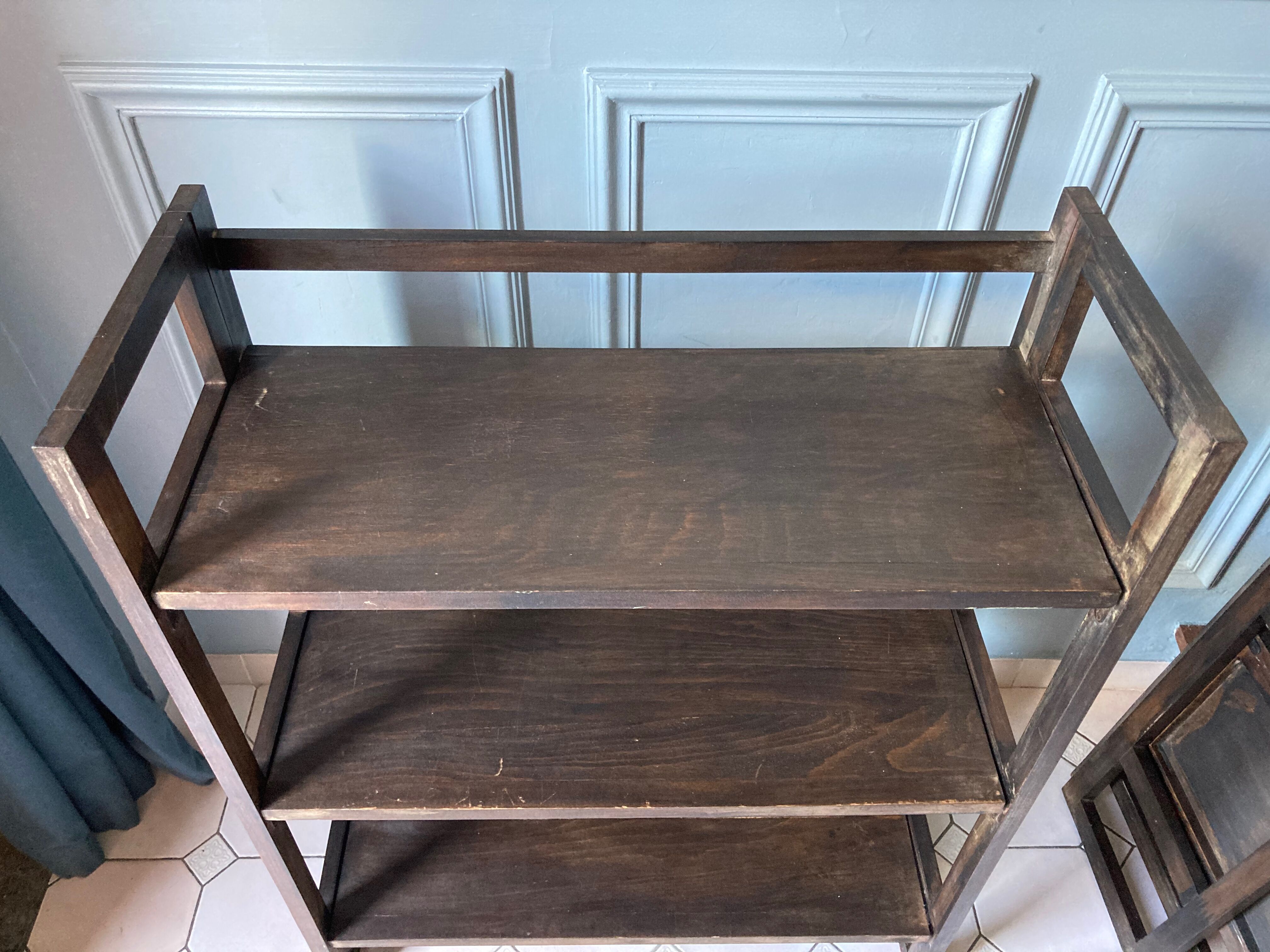 Vintage plant rack duo