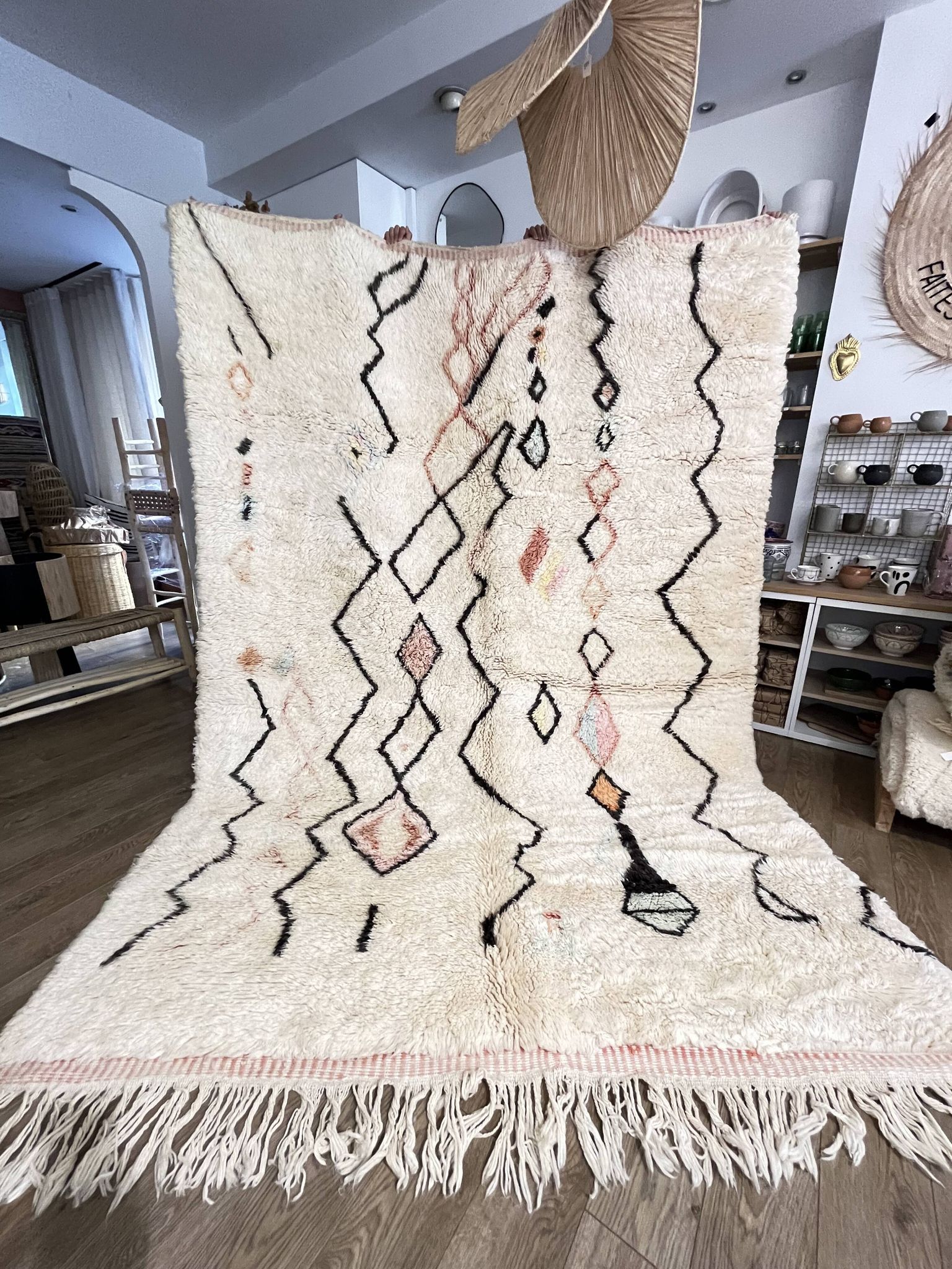 Tapis berbère Beni Ouarain 291/212cm