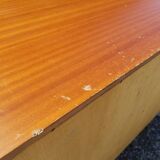 Vintage dresser 4 drawers feet compass - 60s