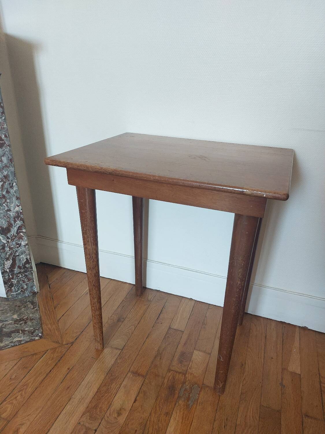 Small vintage wooden table