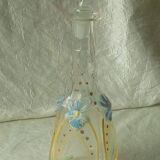 Legras enameled glass carafe in bold enamel late 19th century