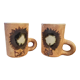 Mugs pottery La Colombe