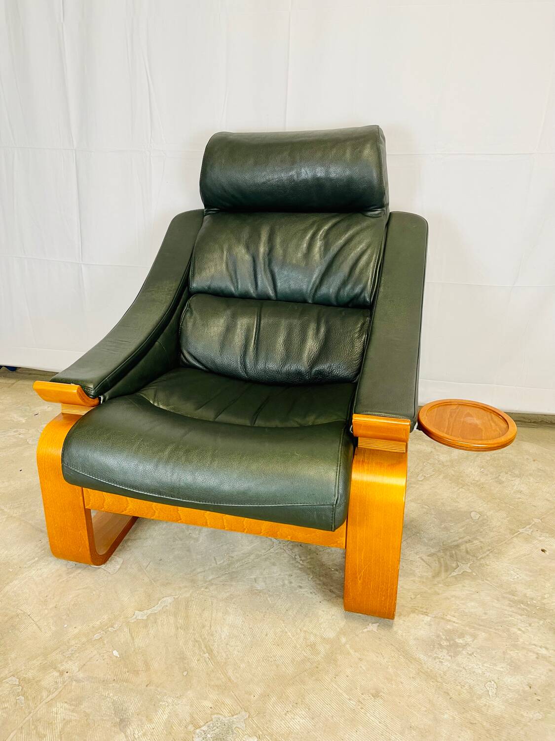 Kroken armchair and footstool by Nelo Möbel Sweden.
