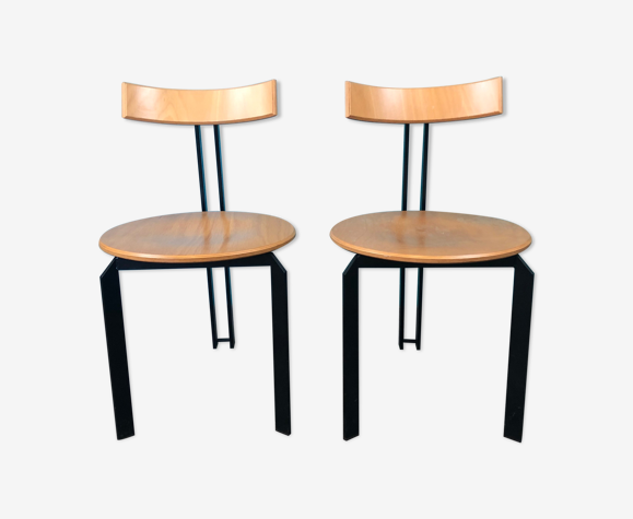 Un set de 2 chaises Zeta 1980, Harving