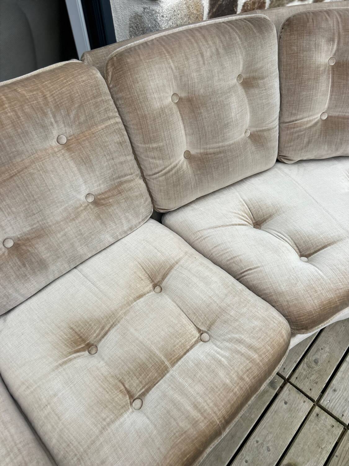 Vintage modular sofa from the 1970s