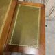 Louis XVI style flat desk in cherry wood from around 1960.