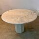 Old vintage Italian design marble table from the 70s