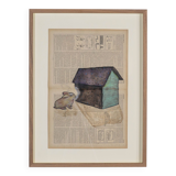 Once upon a time, Bilal Bahir, mixed media, 2020