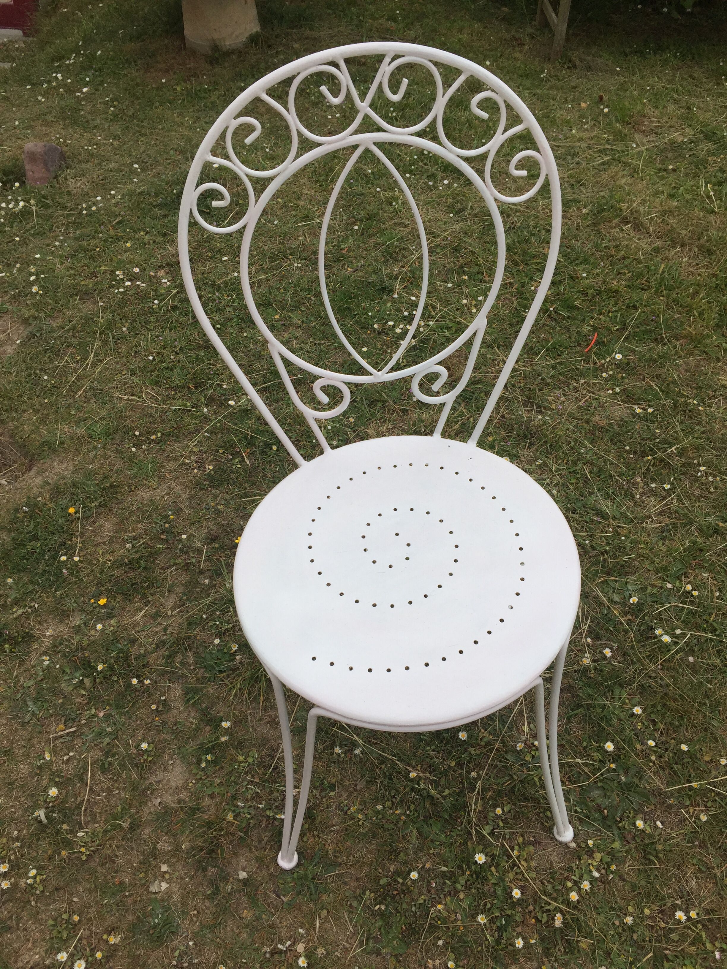 Five garden chairs 70s