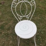 Five garden chairs 70s