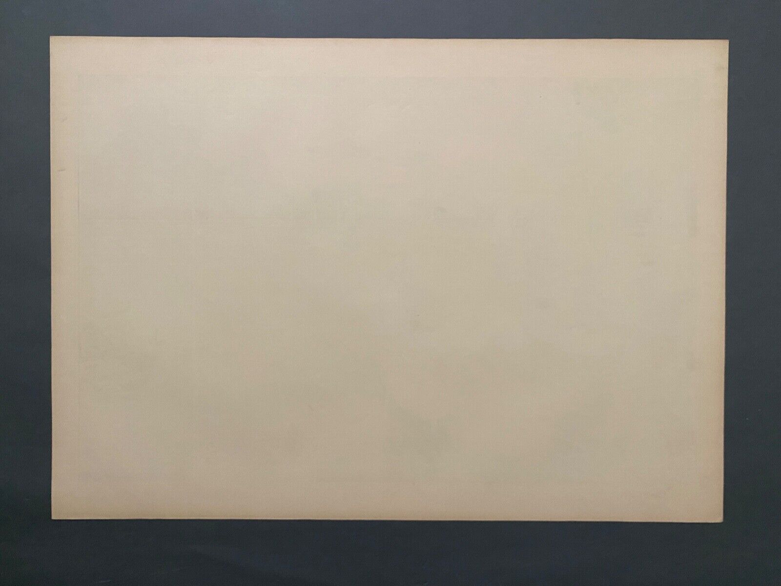 Lithograph by Henri Rivière The Sunset