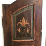 Ancienne double porte bois peint