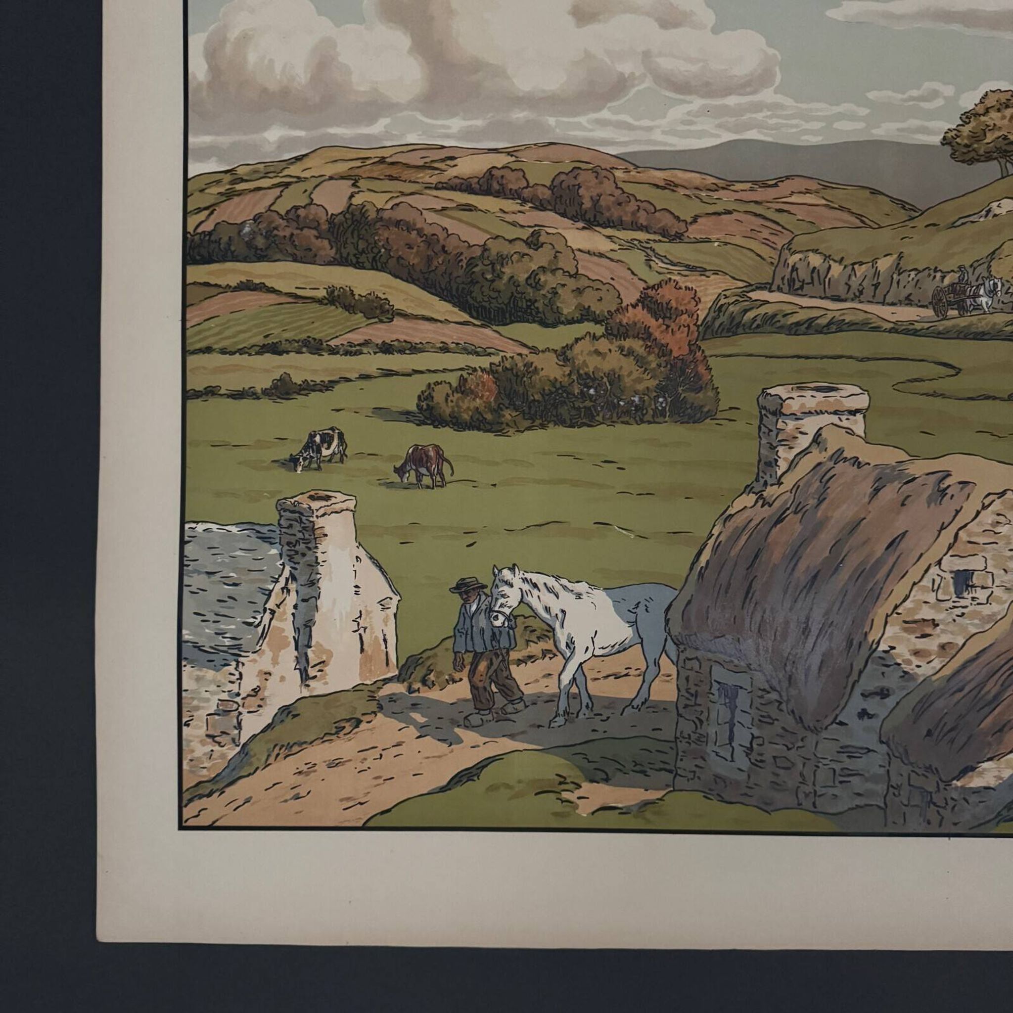 Lithograph by Henri Rivière, Aspects of Nature - The Valley