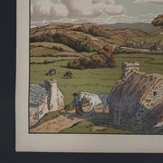 Lithograph by Henri Rivière, Aspects of Nature - The Valley