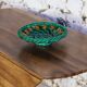 Woven ceramic fruit bowl or dish from Vallauris