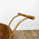 Vintage wicker doll pram cradle