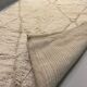 Handmade Moroccan Berber rug, cream and beige with diamonds 150x263cm