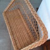 Rattan bench