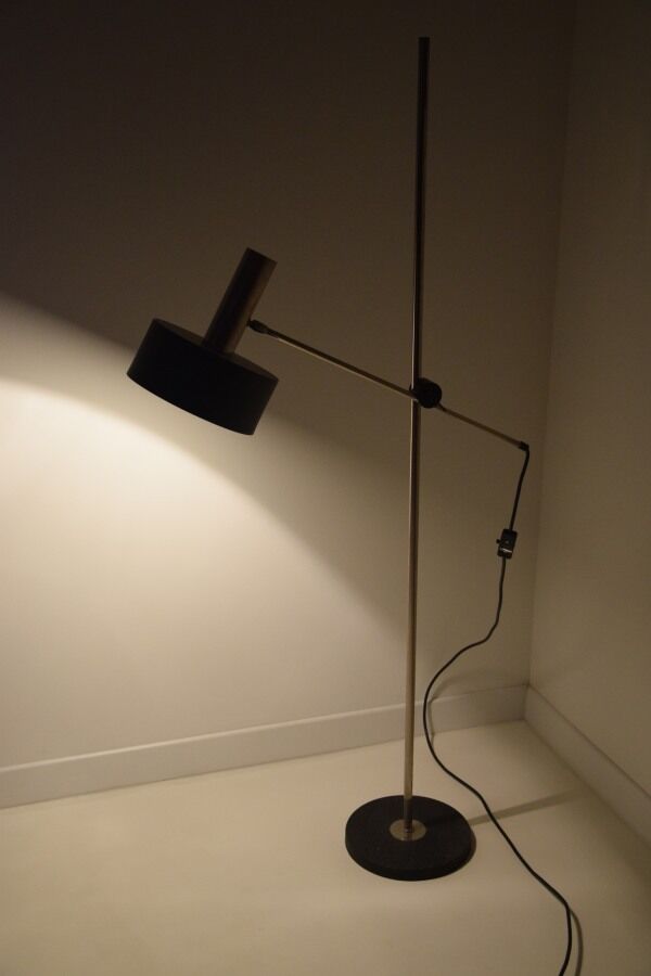 Lampadaire liseuse vintage années 70 design scandinave