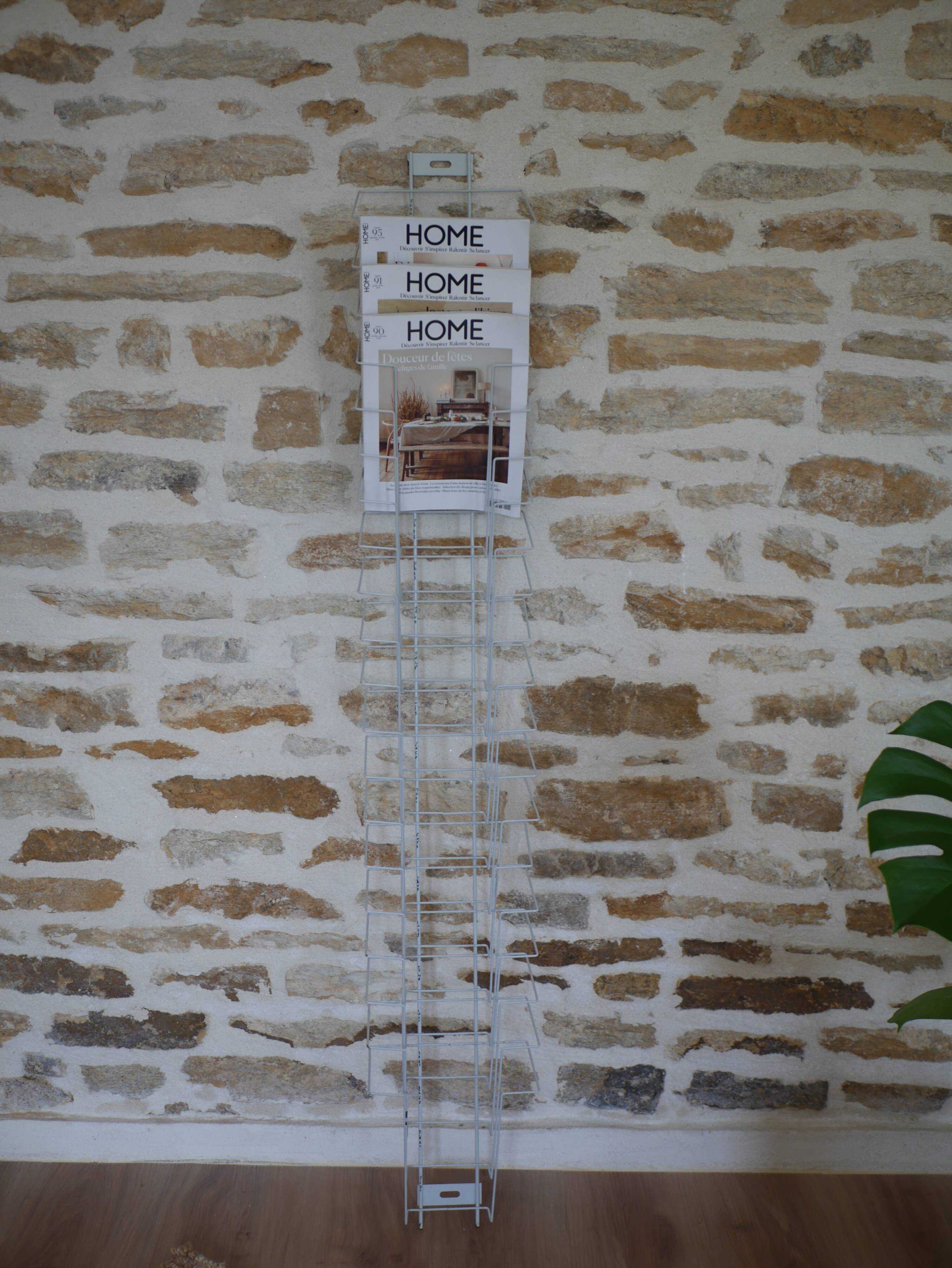 Metal wall magazine range