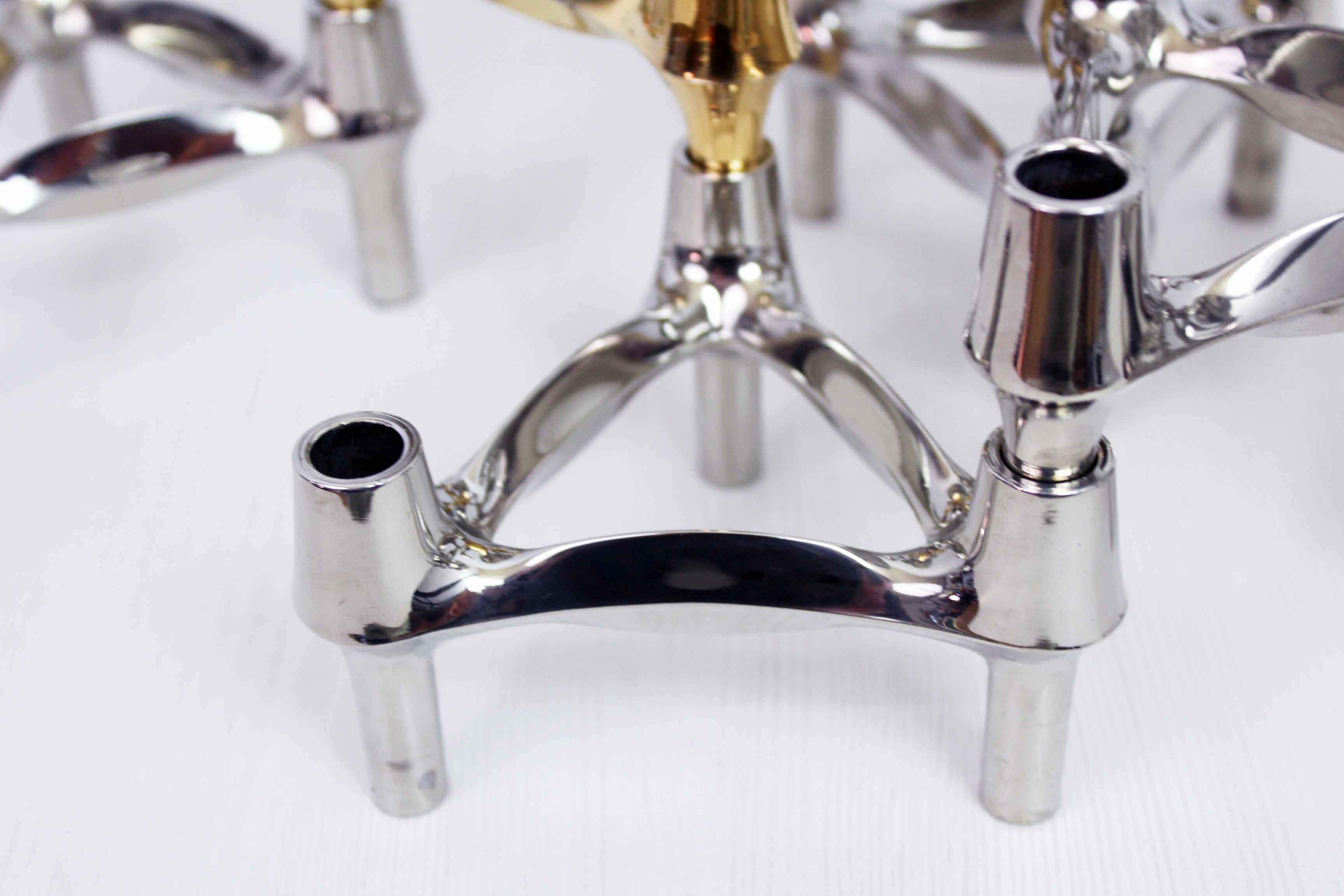 Fritz Nagel's set of 12 candlesticks and 2 cups for BMF