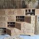 Fabulous workshop furniture with 16 lockers and doors.