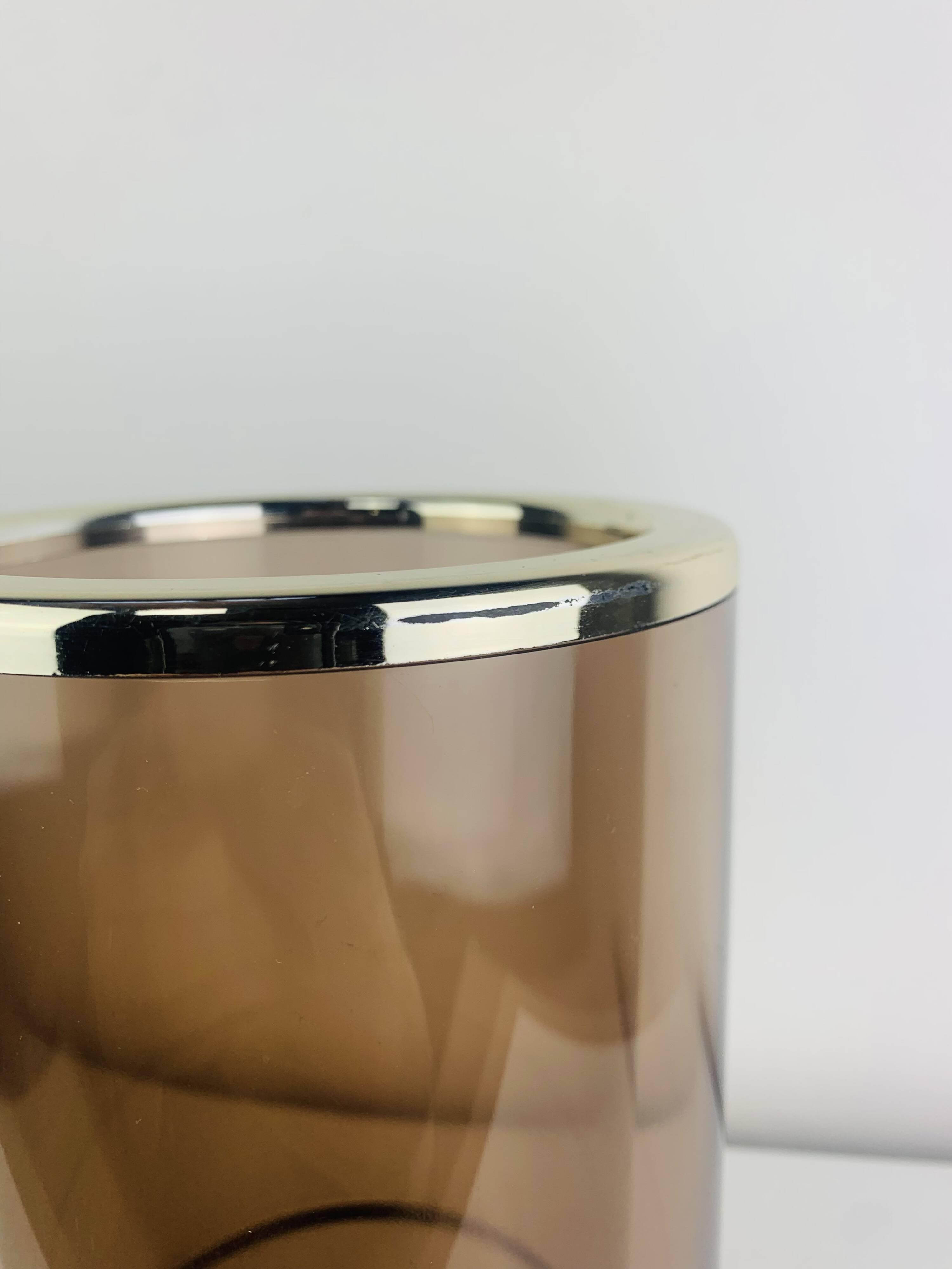 Ice bucket wine cooler "Vinicool" by Spong, plexiglass, 70s