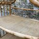 Rattan furniture for veranda.