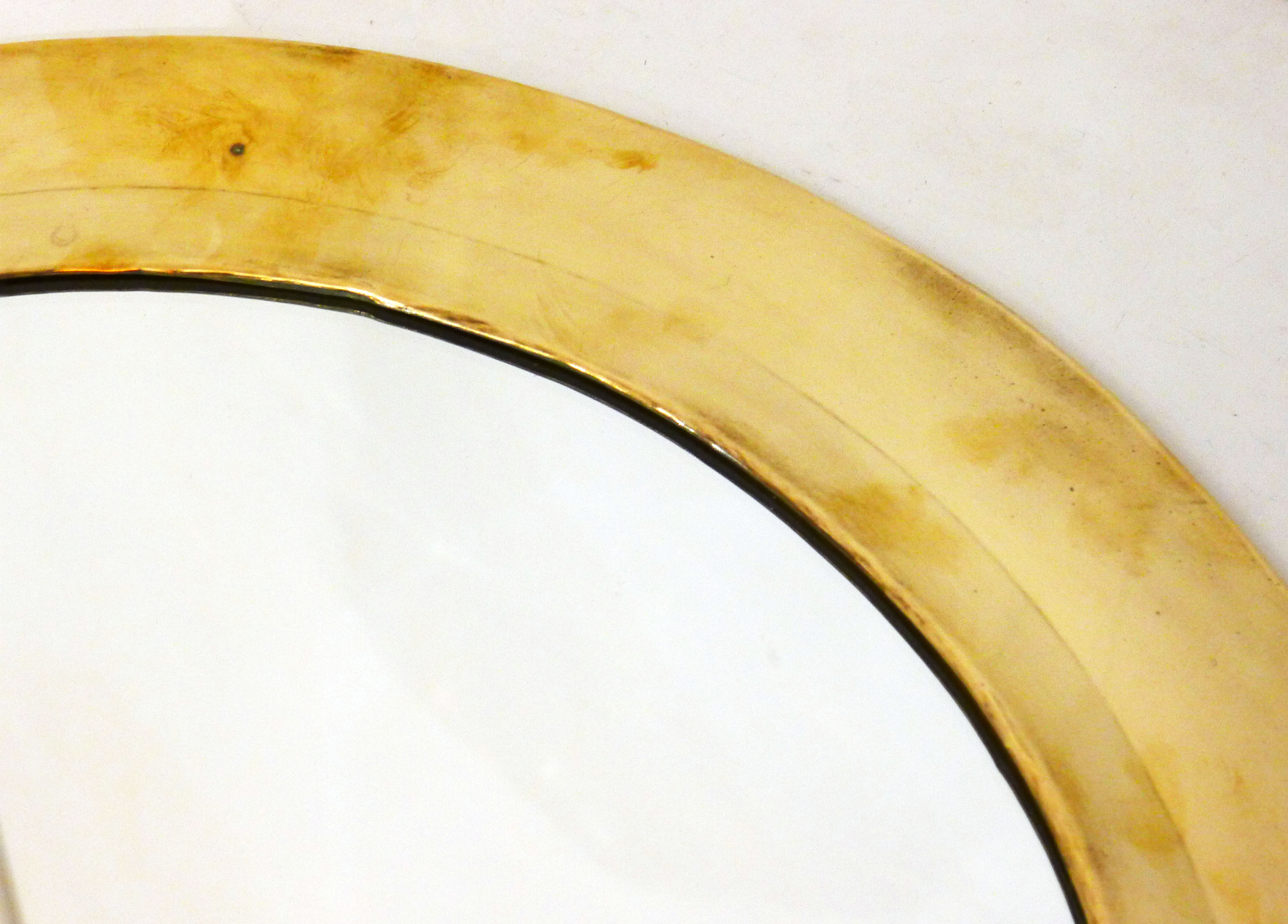 Mirror golden frame 36x66cm