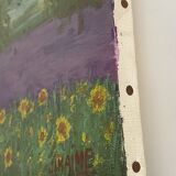 Peeinture on canvas "Provence"