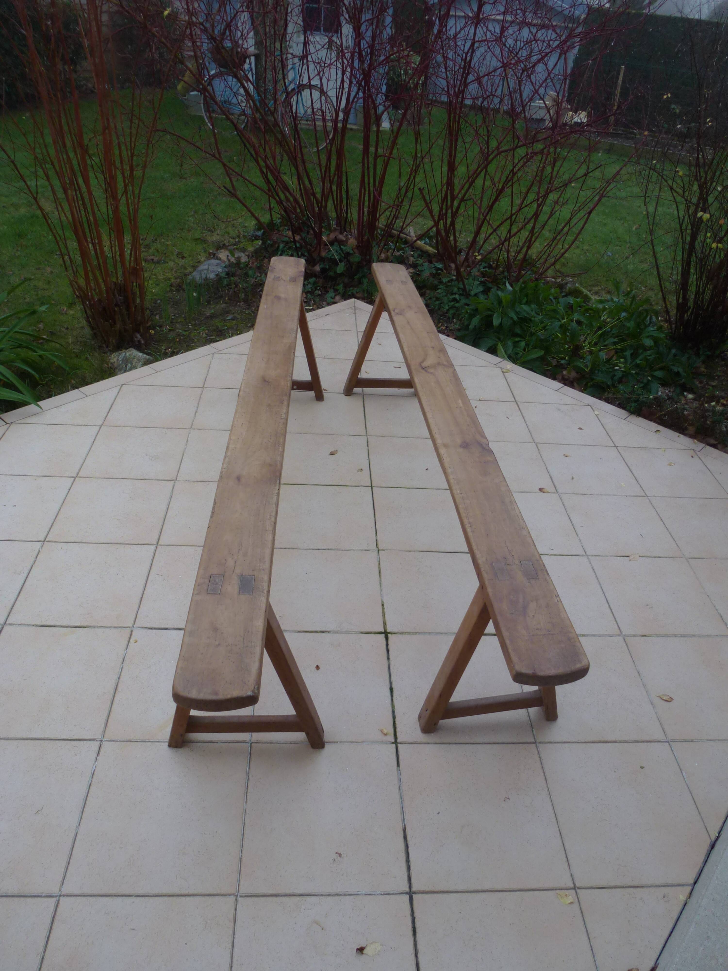 Two benches