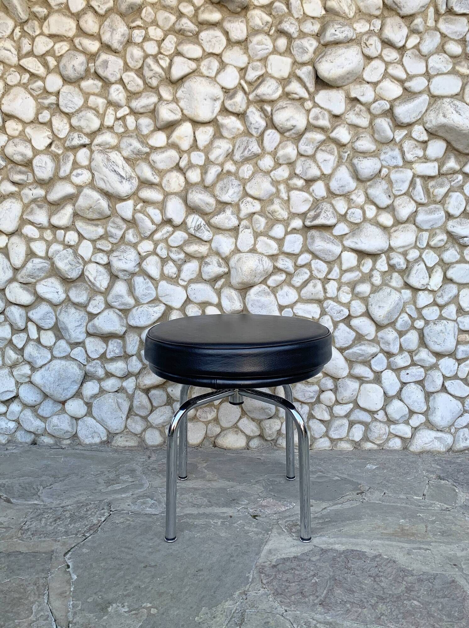 LC8 stool by Charlotte Perriand and Le Corbusier for Cassina, 1970-80