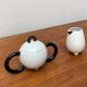 Pot à sucre et tasse à lait de la série Fantasia postmoderne allemande vintage par Matteo Thun pour Arzberg, années 1980, ensemble de 2