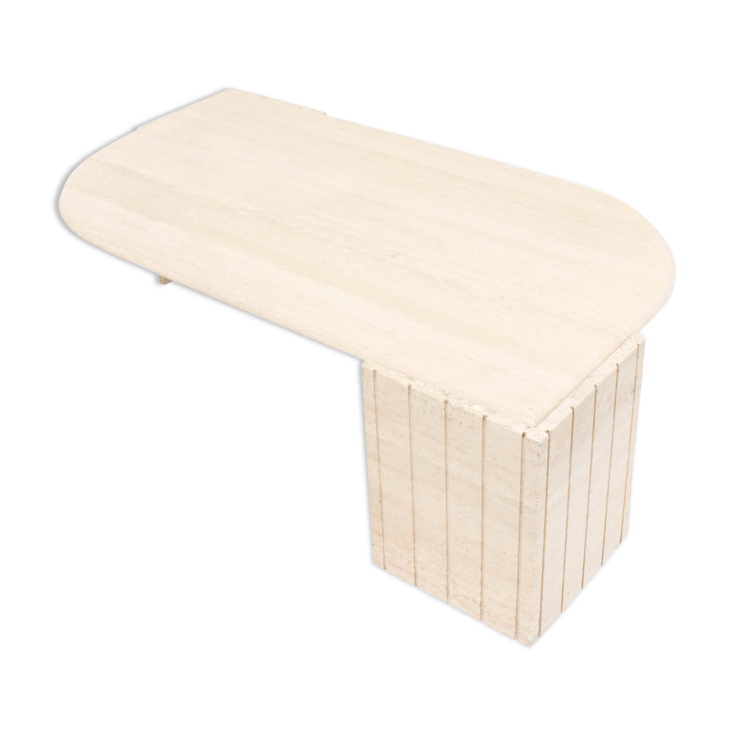 Vintage Italian Travertine Coffee Table