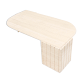 Vintage Italian Travertine Coffee Table