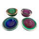 Sommerso Murano Glass Bowls by Flavio Poli, 1960s, Set of 4