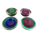 Sommerso Murano Glass Bowls by Flavio Poli, 1960s, Set of 4