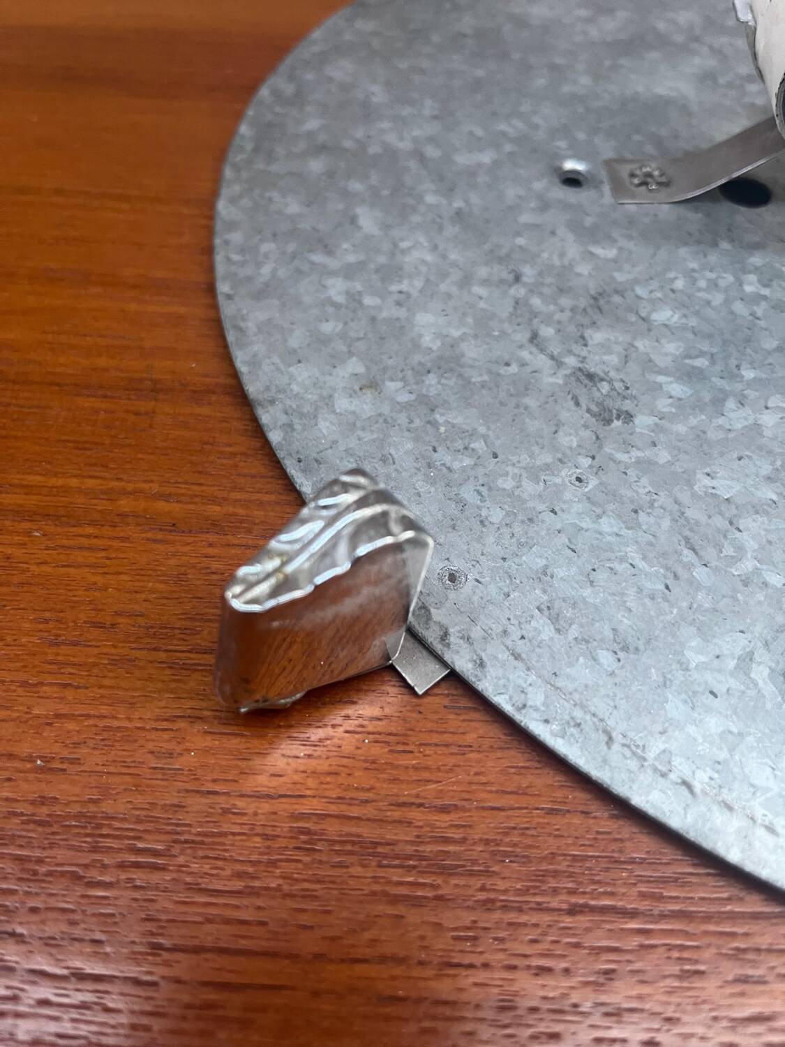 Pair of chiseled glass suspension ceiling lights