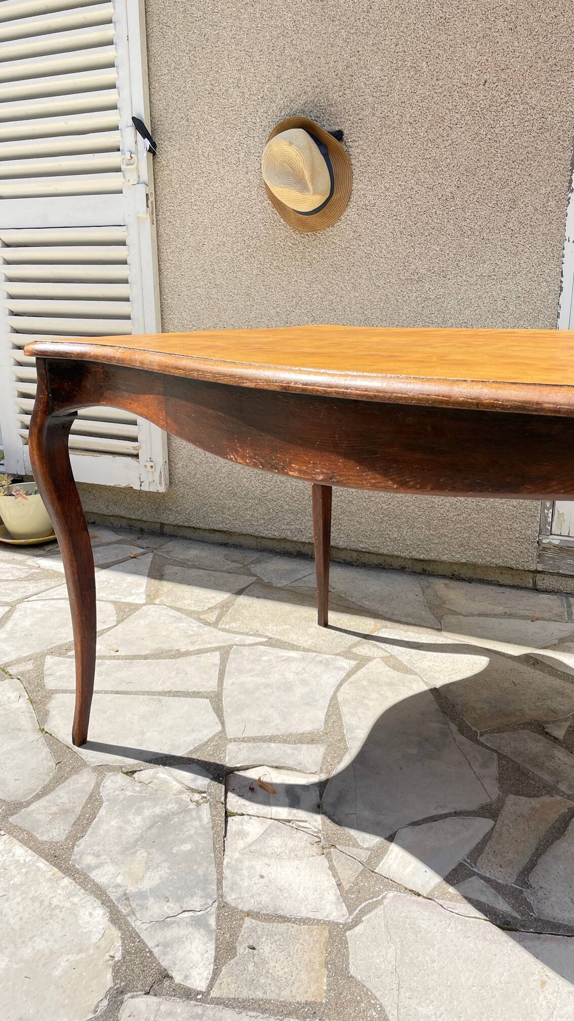 TABLE BUREAU Pieds Courbés